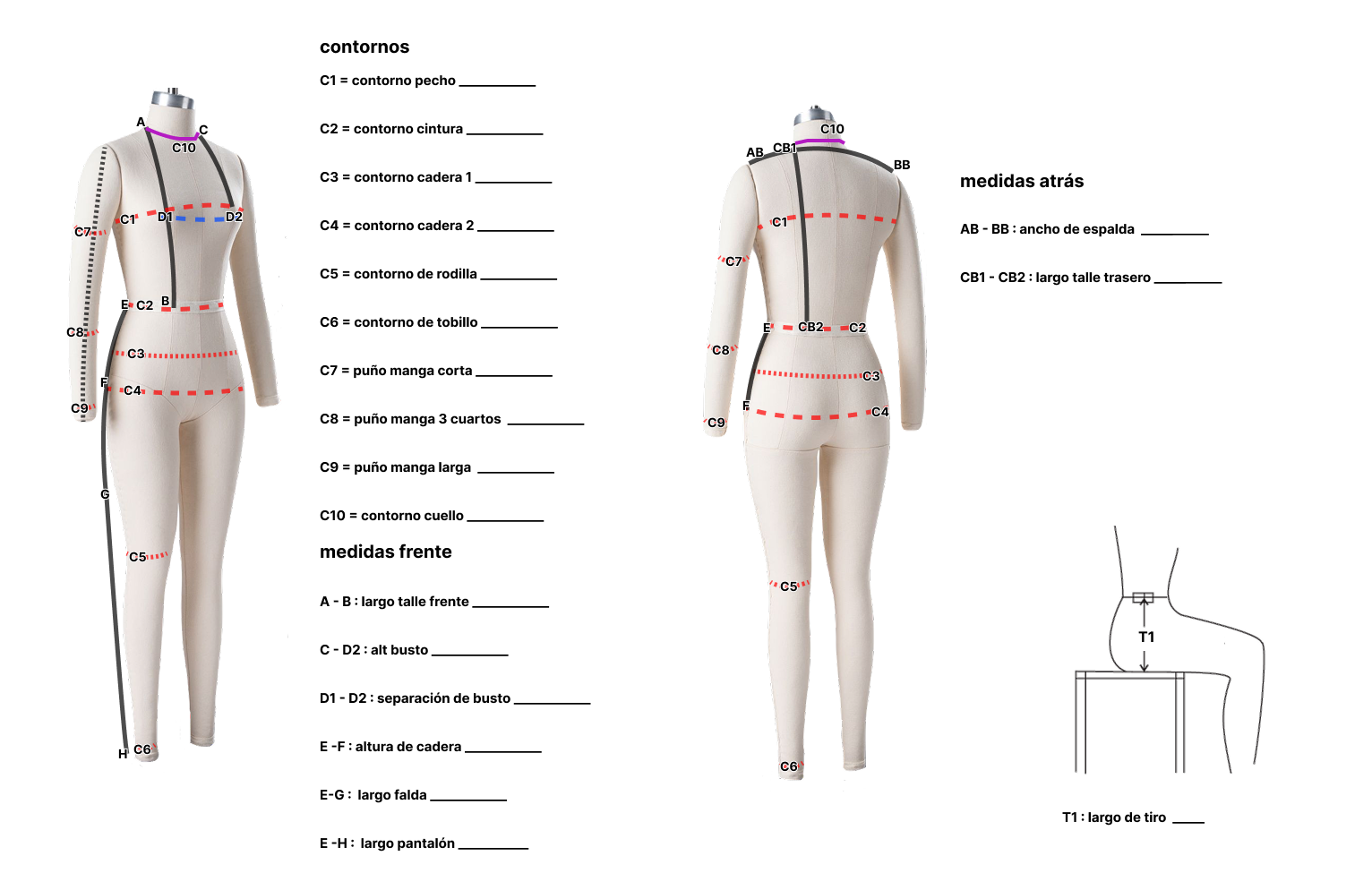 printable measurement chart